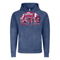Vintage Denim Tickle Breast Cancer Football Vintage Hoodie - FaDigitalArtStudio