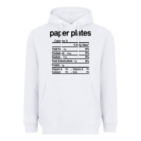 White paper plates nutrition facts funny thanksgiving christmas Heavyweight Hoodie - artisFamous