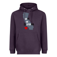 Plum made in california Heavyweight Hoodie - artisFamous