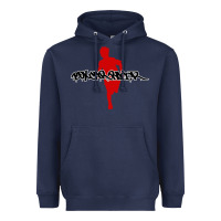 Navy box car racer Heavyweight Hoodie - artisFamous