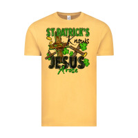 Vintage Mustard St. Patrick's knows Jesus arose Vintage Tee - FaDigitalArtStudio