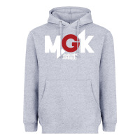 Heather Grey machine gun Heavyweight Hoodie - artisFamous