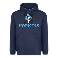 Navy phone case john hopkins blue bird Heavyweight Hoodie - artisFamous