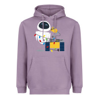 Lavender wall e eve christmas light wrap graphic t shirt Heavyweight Hoodie - artisFamous