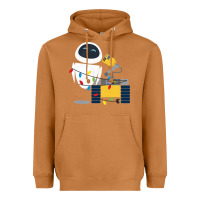 Meerkat wall e eve christmas light wrap graphic t shirt Heavyweight Hoodie - artisFamous