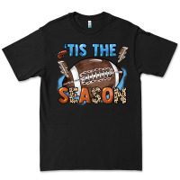 Black Tis the season lightning bolt Premium Tee - HowdyJamesFarm