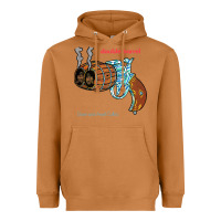 Meerkat Double Barrel Heavyweight Hoodie - artisFamous