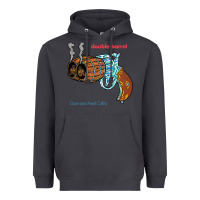 Smoke Double Barrel Heavyweight Hoodie - artisFamous