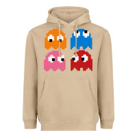 Mushroom pacman ghosts cool retro 80s Heavyweight Hoodie - artisFamous