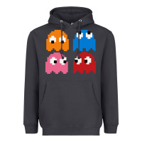 Smoke pacman ghosts cool retro 80s Heavyweight Hoodie - artisFamous