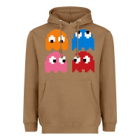 Toasted Coconut pacman ghosts cool retro 80s Heavyweight Hoodie - artisFamous
