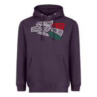 Plum mexico flag Heavyweight Hoodie - artisFamous