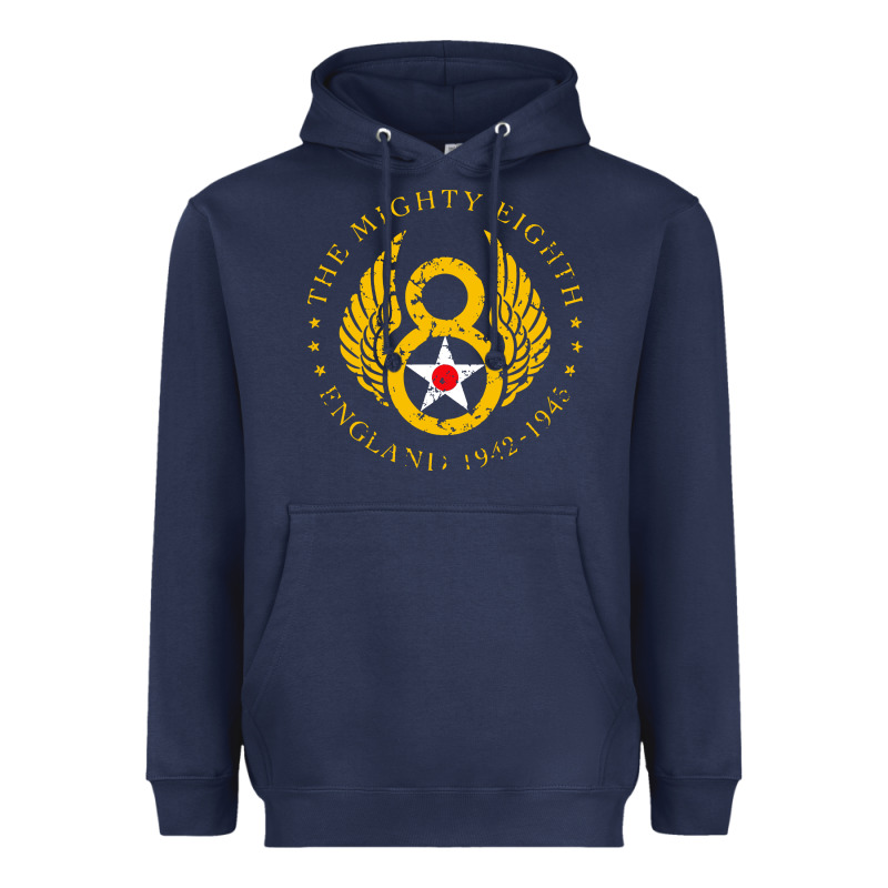 Mighty Eighth   8th Air Force Heavyweight Hoodie by artisFamous | Teevron