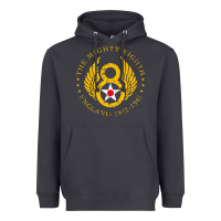 Smoke mighty eighth   8th air force Heavyweight Hoodie - artisFamous