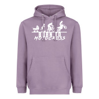 Lavender motocross motocicleta evolución offroad Heavyweight Hoodie - artisFamous