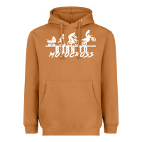 Meerkat motocross motocicleta evolución offroad Heavyweight Hoodie - artisFamous
