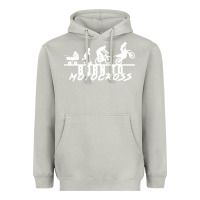 Moon Dust motocross motocicleta evolución offroad Heavyweight Hoodie - artisFamous