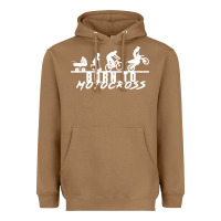 Toasted Coconut motocross motocicleta evolución offroad Heavyweight Hoodie - artisFamous
