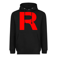 Black team rocket long sleeve t shirt Heavyweight Hoodie - artisFamous