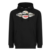 Black daytona speedway Heavyweight Hoodie - artisFamous