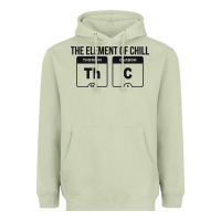 Matcha mens the element of chill thc marijuana joke black Heavyweight Hoodie - artisFamous