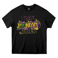 Black i have boundary issues Heavy Core Tee - CowGirlArtShop