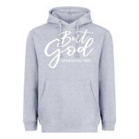 Heather Grey but god imajes Heavyweight Hoodie - artisFamous