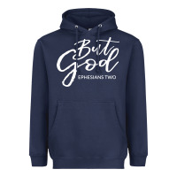 Navy but god imajes Heavyweight Hoodie - artisFamous