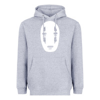 Heather Grey noface spirited away halloween Heavyweight Hoodie - artisFamous