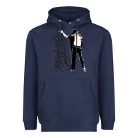 Navy Michael Jackson Heavyweight Hoodie - artisFamous
