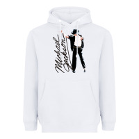 White Michael Jackson Heavyweight Hoodie - artisFamous