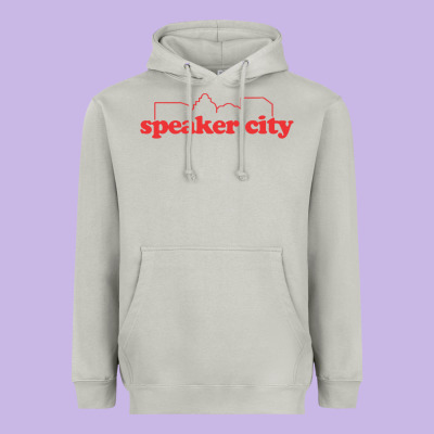 Speaker City Heavyweight Hoodie Designed By Artisfamous