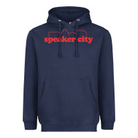 Navy speaker city Heavyweight Hoodie - artisFamous