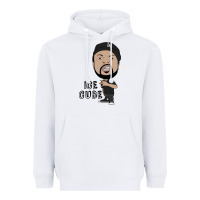 White Ice Cube Heavyweight Hoodie - artisFamous