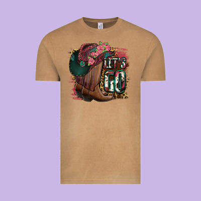 Let's Go Vintage Tee Designed By Jasminsmagicworld