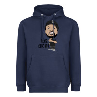 Navy Ice Cube Heavyweight Hoodie - artisFamous