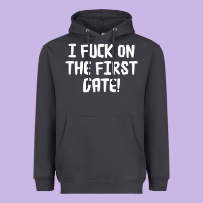 I F'ck On The First Date Heavyweight Hoodie Designed By Artisfamous