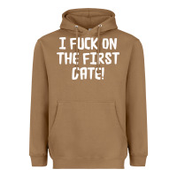 Toasted Coconut i f'ck on the first date Heavyweight Hoodie - artisFamous
