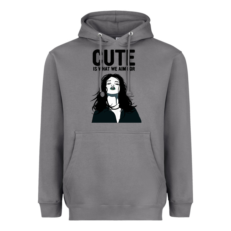 Cute Is What We Aim For Heavyweight Hoodie by artisFamous | Teevron