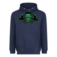 Navy The Frankenstein Heavyweight Hoodie - artisFamous