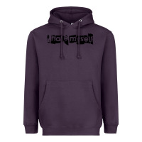 Plum i hate myself Heavyweight Hoodie - artisFamous