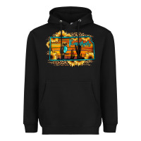Black kansas owl sunset sunflower map Heavyweight Hoodie - JahusDesignShop
