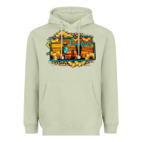 Matcha kansas owl sunset sunflower map Heavyweight Hoodie - JahusDesignShop