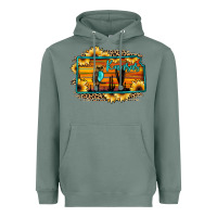 Sage kansas owl sunset sunflower map Heavyweight Hoodie - JahusDesignShop
