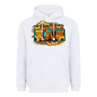 White kansas owl sunset sunflower map Heavyweight Hoodie - JahusDesignShop