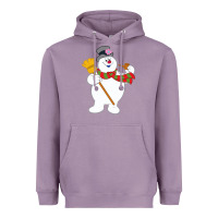 Lavender Frosty The Snowman New Sku Heavyweight Hoodie - artisFamous