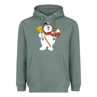 Sage Frosty The Snowman New Sku Heavyweight Hoodie - artisFamous