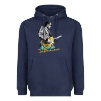 Navy bonamassa guitar Heavyweight Hoodie - artisFamous