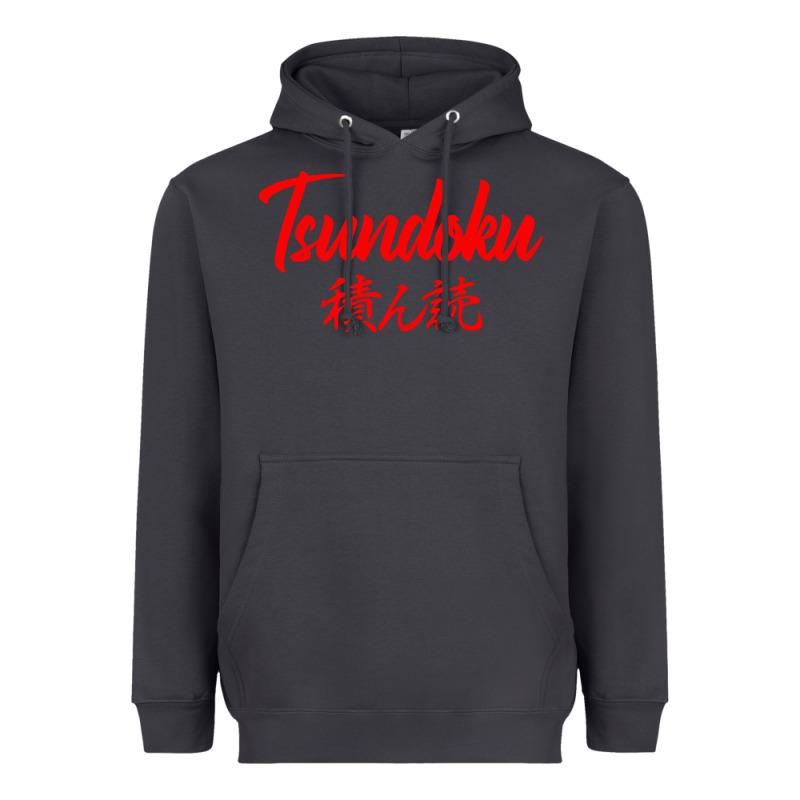 Tsundoku Japanese Typography Heavyweight Hoodie by artisFamous | Teevron