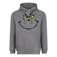 Storm Grinch Face Heavyweight Hoodie - artisFamous